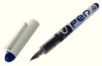 Pilot VPen Disposable Fountain Pen Blue Ink White Barrel SV4W03