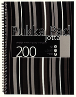 Pukka Pad Jotta Pad A4 Polypropylene Cover Black Stripe JP018(5)