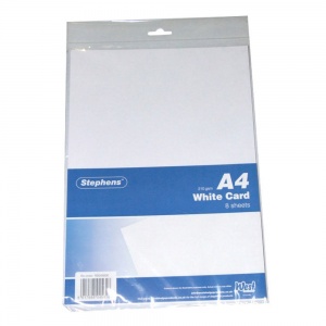 Stephens White A4 Craft Card (Pack of 10) RS045656