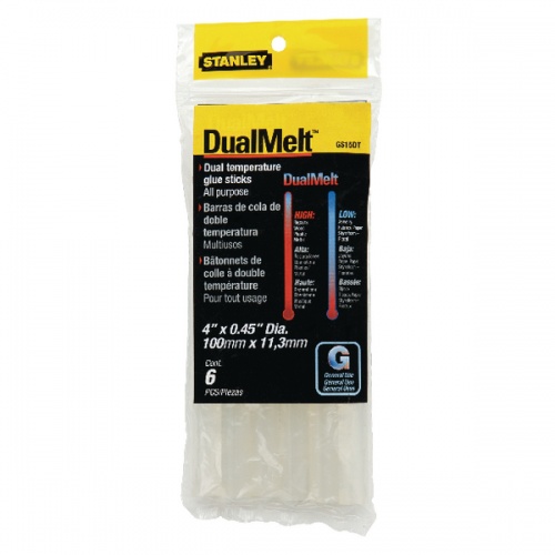 Stanley Dual Melt Glue Stick 4 Inch Pk24