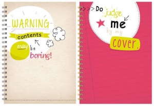 Slogan A4 Twinwire Notebook (Choose from 2 Designs)