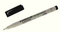 Staedtler Lumocolor Fine Tip Water Soluble Pen Black 316-9