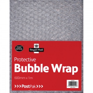Postpak Protective Bubble Wrap Flat Sheet 600mmx1m (Pack of 8) 37728