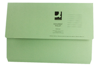 Document Wallet 220gsm Foolscap Green (Pk 50) WX23012A