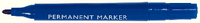 Permanent Marker Bullet Tip Blue WX26046 (Pack of 10)