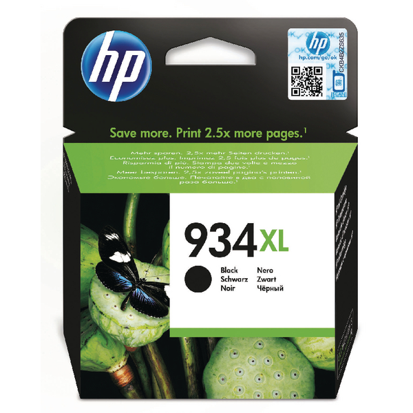 HP 934XL (Yield 1,000 Pages) Black Original Ink Cartridge for Officejet
