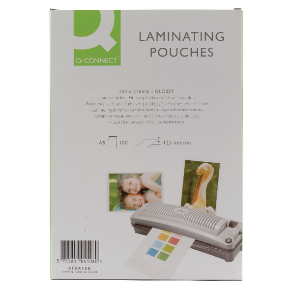 QConnect A5 Laminating Pouch 250mc P100 funkypen.co.uk