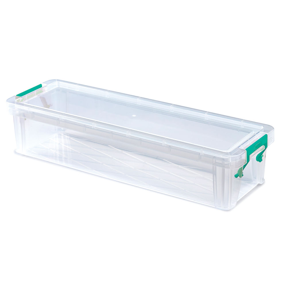 StoreStack 1.7 Litre Storage Box W200xD130xH110mm Clear RB00815 | Cartridge People - View #3
