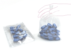 Polythene Bags (180 x 230mm 7 x 9) Light Gauge. Pack:1000