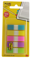 3M Post-it Small Indexes 12mm Portable Assorted (5 Pads of 20) 683-5CBINDEX