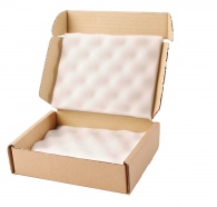 Medium Postal Box With Foam Inserts (375mm x 295mm x 75mm) Pack of 1