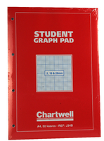 Chartwell Graph Pad A4 50 Leaf 2/10/20mm J34B