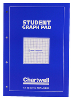 Chartwell Graph Pad A4 50 Leaf 5mm Quadrille J6Q4B
