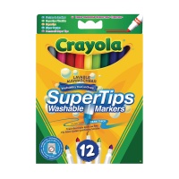 Crayola 12 Bright Supertips 6Pk
