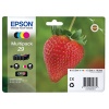 Epson 29 Black/Cyan/Magenta/Yellow Inkjet Cartridge Value Pack (Strawberry) C13T29864010 / T2986 EP60233