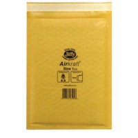 Jiffy AirKraft Mailer Size 1 170x245mm Gold GO-1 (Pack of 10) MMUL04603