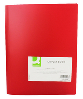 Q-Connect Display Book 40-Pocket Red
