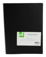 Q-Connect Display Book 40-Pocket Black