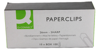 Q-Connect Paperclip 26mm No Tear Pk 100 KF01307Q