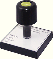 Q-Connect Voucher For Rubber Stamp 75x35mm