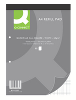 Q-Connect Refill Pad A4 Quad 80Leaf