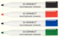 Q-Connect Dry Wipe Marker Wallet of 4 Assorted KF26038