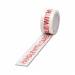Polypropylene Tape Printed Handle With Care 50mmx66m White Red (Pack of 6) 70581500