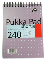 Pukka Shortie Metallic A5 Writing Pad 80g