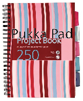 Pukka Pad A4 Project Book Hardback 250 Pages Ruled Feint CBPROBA4