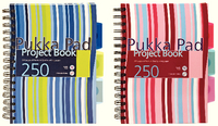 Pukka Pad A5 Project Book Hardback 250 Pages Ruled Feint CBPROBA5