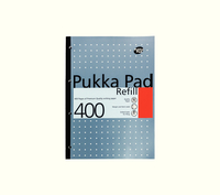Pukka Pad Blue A4 400 Page Refill Pad  REF400
