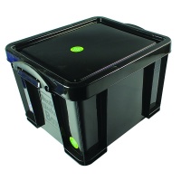 Really Useful Black 35L Rcyc Storage Box