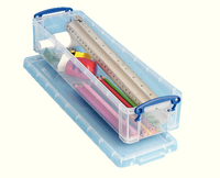 Really Useful Pencil/Stationery Box 1.5L Clear 1.5C