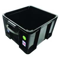 Really Useful Black 42L Rcyc Storage Box