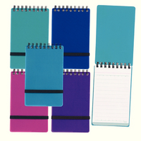 Snopake Note guard Head Bound Notebook A6 Pk 5 Assorted 150 Pages Ruled Feint 14324