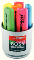 Stabilo Boss Highlighter Pen Tub of 6 Assorted 7006