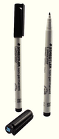 Staedtler Lumocolor Medium Tip Water Soluble Pen Black 315-9
