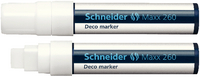Schneider Deco Liquid Chalk Marker Chisel Tip 260 White 2-15mm 126049