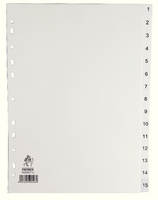 Index A4 1-15 Polypropylene White WX01355