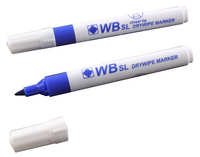 Whiteboard Marker Chisel Tip Blue WX26036 (Pack of 10)