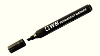 Permanent Marker Chisel Tip Black WX26042A (Pack of 10)