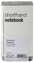 Spiral Shorthand Notebook 150 Leaf (Individual or Pk 10) WX31002