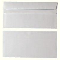 Envelope DL 80gsm White Self-Seal Pk 1000 WX3454