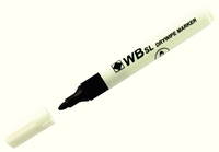 Whiteboard Marker Bullet Tip Black WX98001 (Pack of 10)